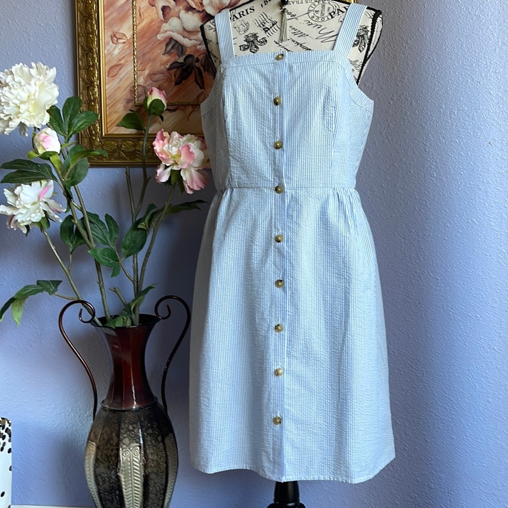 J. Crew • stripped dress